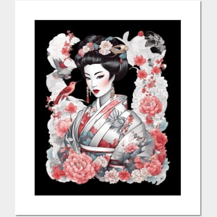 Japanese Geiko Posters and Art